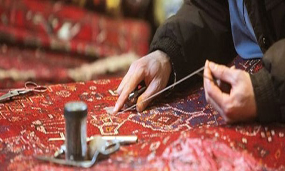 رفو فرش دستباف در زرگنده